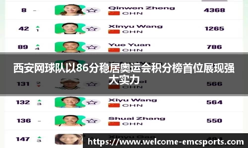 西安网球队以86分稳居奥运会积分榜首位展现强大实力